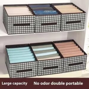 (15pies) Printed Cloth organizer Box